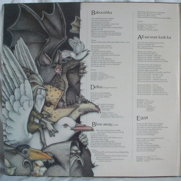 Kate Bush - Never For Ever (LP, Album, Gat)