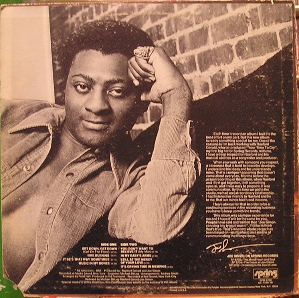 Joe Simon - Get Down (LP, Album, 6 -)