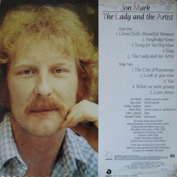 Jon Mark - The Lady And The Artist (LP, Album)
