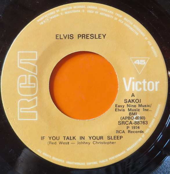 Elvis* - If You Talk In Your Sleep (7