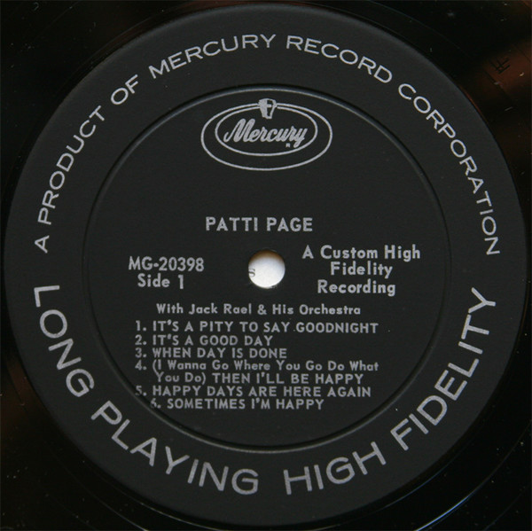 Patti Page - On Camera…Patti Page…Favorites From TV (LP, Album, Mono)