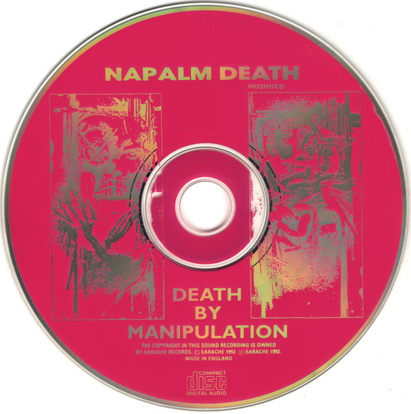 Napalm Death - Death By Manipulation (CD, Comp)