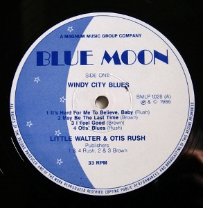 Little Walter & Otis Rush - Windy City Blues (LP, Album, RE)