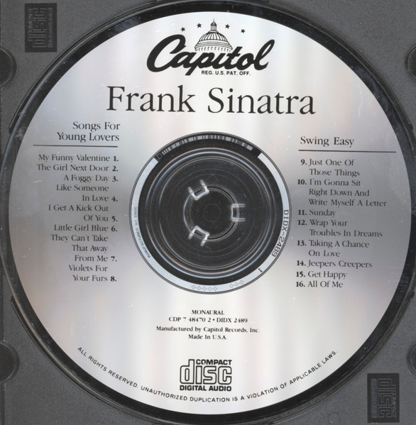 Frank Sinatra - Songs For Young Lovers & Swing Easy (CD, Comp, Mono, RM, Cap)