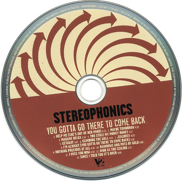 Stereophonics - You Gotta Go There To Come Back (CD, Album)