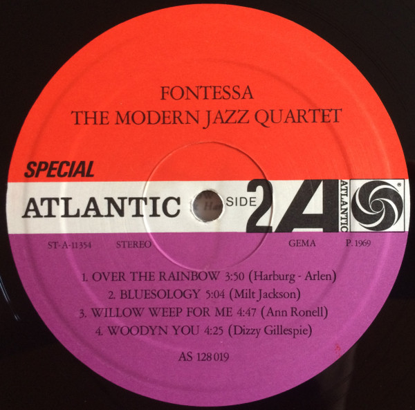 The Modern Jazz Quartet - Fontessa (LP, Album, RE)