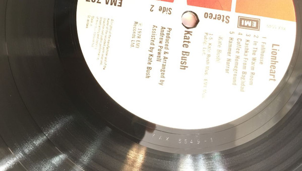 Kate Bush - Lionheart (LP, Album, Emb)