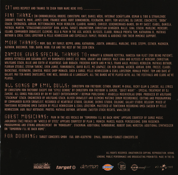Emil Bulls - Angel Delivery Service (CD, Album)