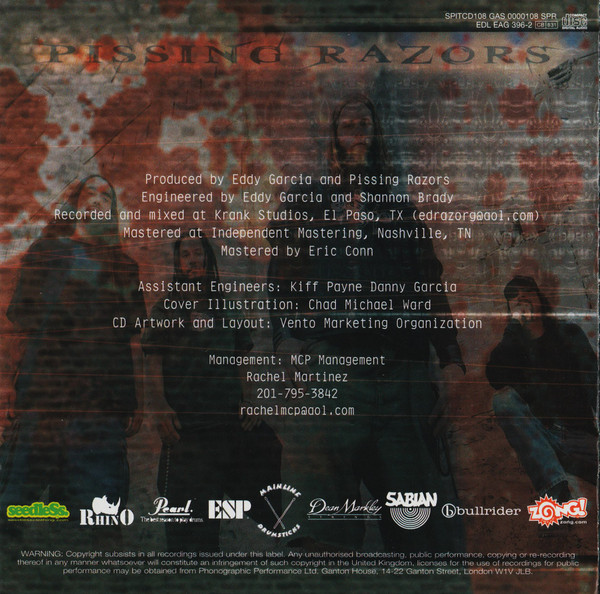 Pissing Razors - Where We Come From (CD, Album)