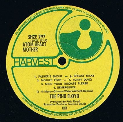 Pink Floyd - Atom Heart Mother (LP, Album, Gat)
