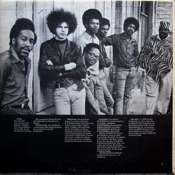 War - The World Is A Ghetto (LP, Album, Ter)
