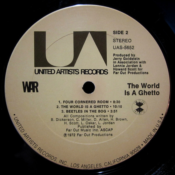War - The World Is A Ghetto (LP, Album, Ter)