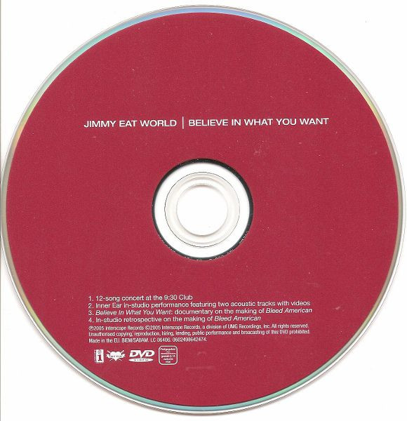 Jimmy Eat World - Believe In What You Want (DVD-V, PAL)