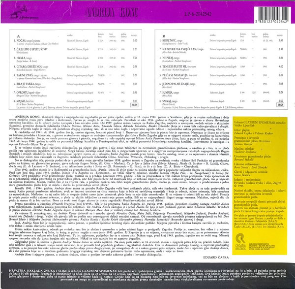 Andrija Konc - Andrija Konc (LP, Comp)