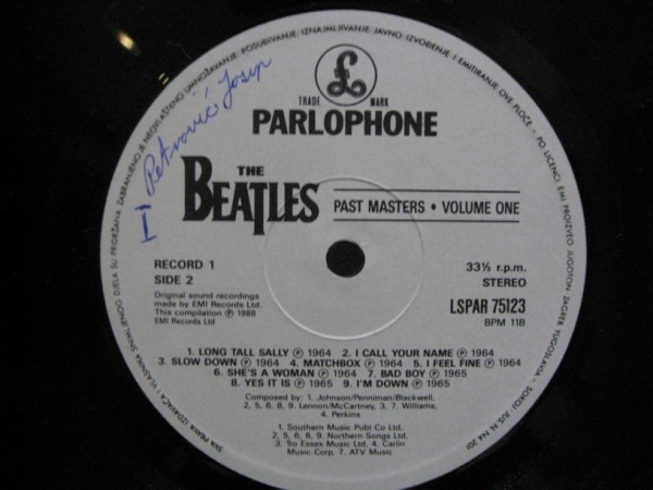 The Beatles - Past Masters • Volumes One & Two (2xLP, Comp)