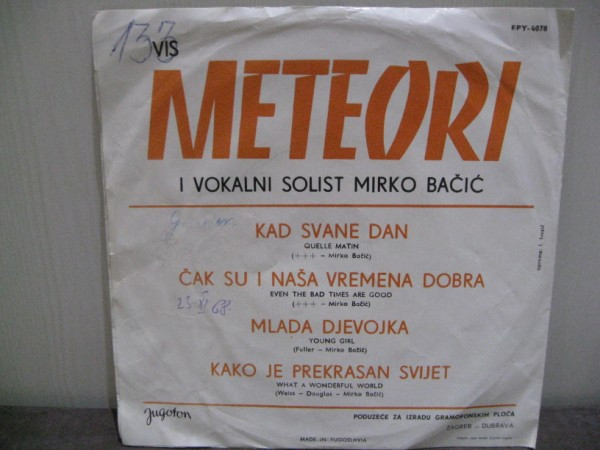 Meteori I Vokalni Solist Mirko Bačić - Kad Svane Dan (7