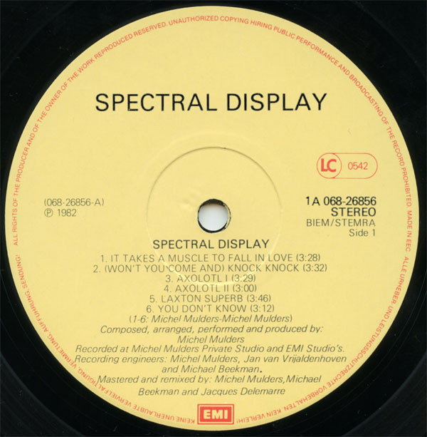 Spectral Display - Spectral Display (LP, Album)