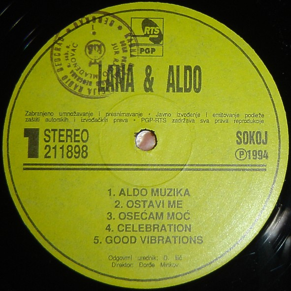 Lana & Aldo - Lana & Aldo (LP, Album)