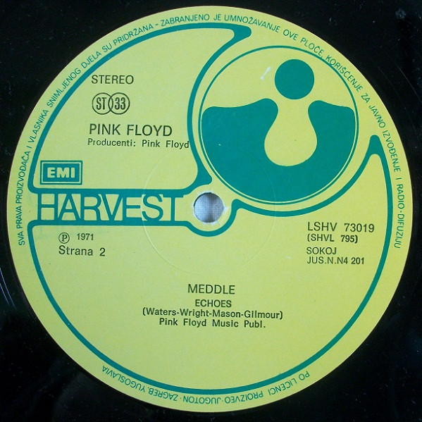 Pink Floyd - Meddle (LP, Album, RP, Gat)