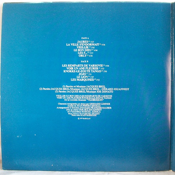 Jacques Brel - Brel (LP, Album)