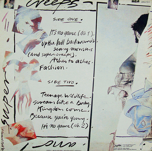 David Bowie - Scary Monsters (LP, Album)