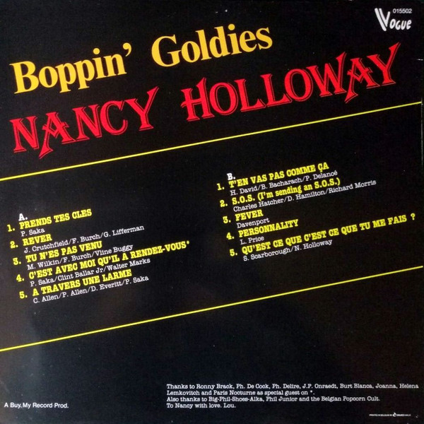 Nancy Holloway - Boppin' Goldies (LP, Comp)