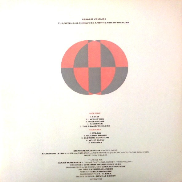 Cabaret Voltaire - The Covenant, The Sword And The Arm Of The Lord (LP, Album)