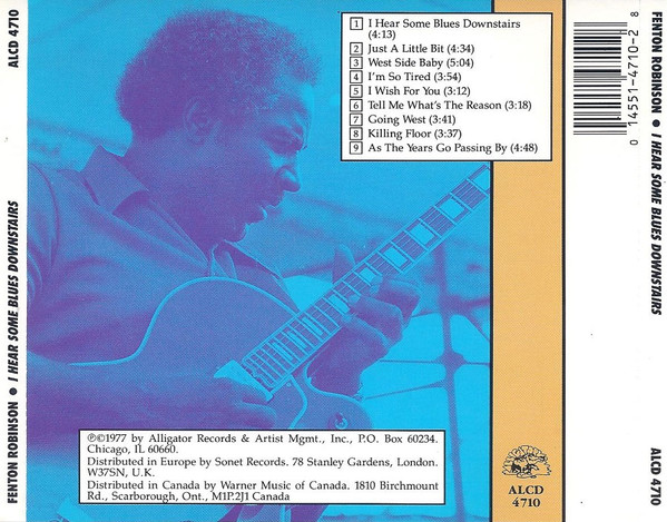 Fenton Robinson - I Hear Some Blues Downstairs (CD, Album, RE)