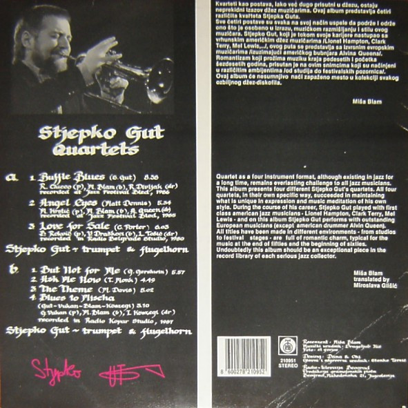 Stjepko Gut - Quartets (LP, Comp)