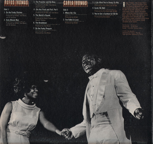 Rufus Thomas & Carla Thomas - Chronicle: Their Greatest Stax Hits (LP, Comp)