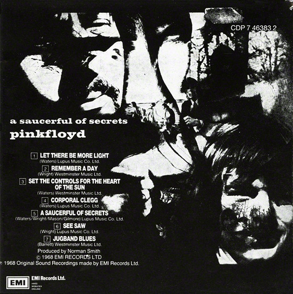 Pink Floyd - A Saucerful Of Secrets (CD, Album, RE)