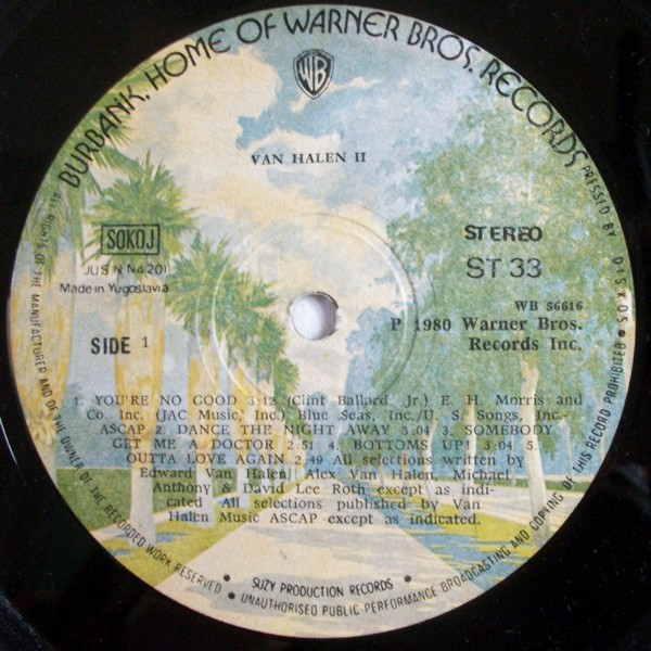 Van Halen - Van Halen II (LP, Album)