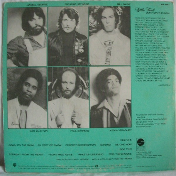 Little Feat - Down On The Farm (LP, Album)