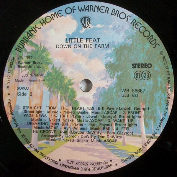 Little Feat - Down On The Farm (LP, Album)