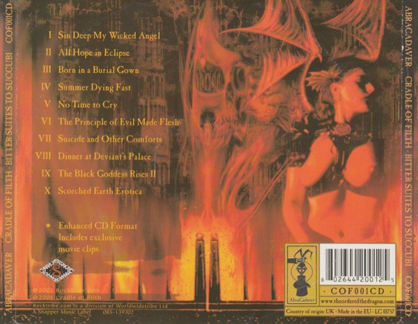 Cradle Of Filth - Bitter Suites To Succubi (CD, EP, Enh, S/Edition)
