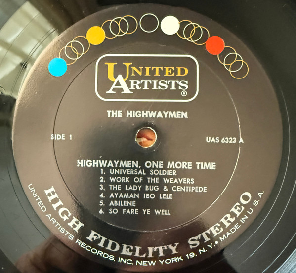 The Highwaymen* - One More Time! (LP, Album)