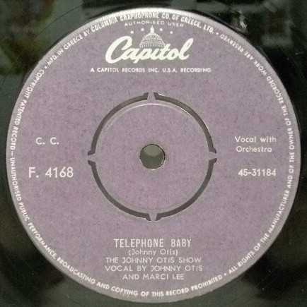 The Johnny Otis Show - Castin' My Spell / Telephone Baby (7