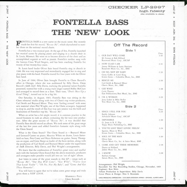 Fontella Bass - The 'New' Look (LP, Album, Mono)