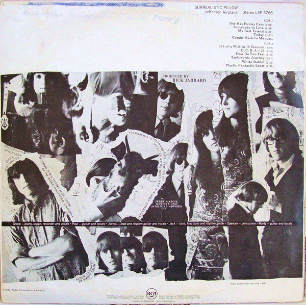 Jefferson Airplane - Surrealistic Pillow (LP, Album)