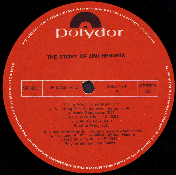 Jimi Hendrix - The Story Of Jimi Hendrix (2xLP, Comp)