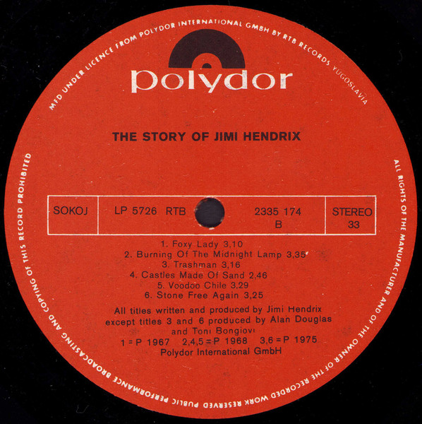 Jimi Hendrix - The Story Of Jimi Hendrix (2xLP, Comp)