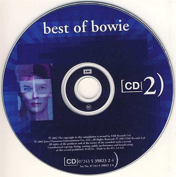 Bowie* - Best Of Bowie (2xCD, Comp, RM)