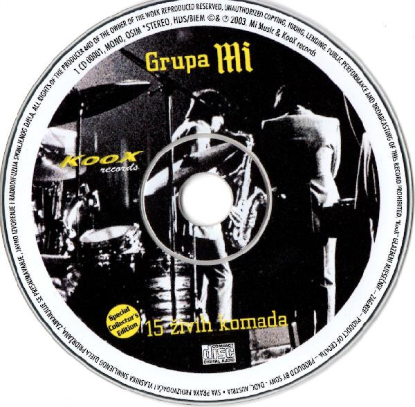 Mi (4) - 15 Å½ivih Komada (CD, Comp, Mono, Promo)