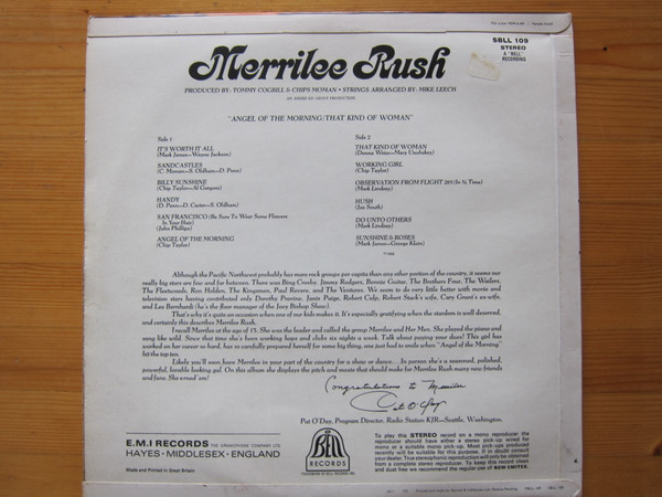 Merrilee Rush - Angel Of The Morning (LP, Album)