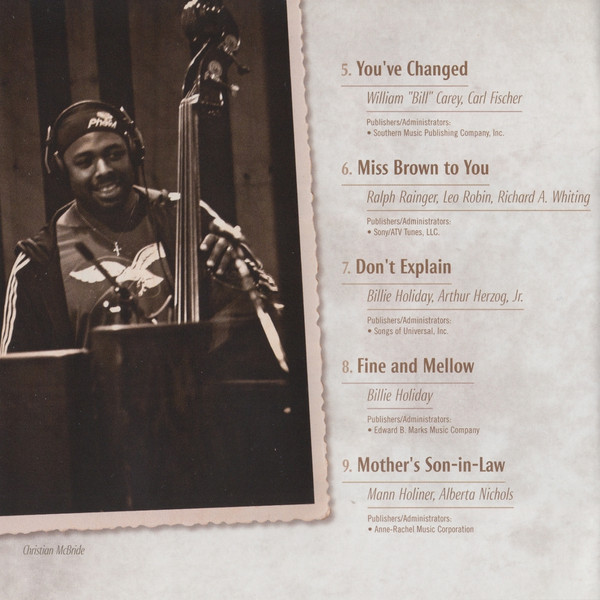 Dee Dee Bridgewater - Eleanora Fagan (1915-1959): To Billie With Love From Dee Dee Bridgewater (CD, Album)