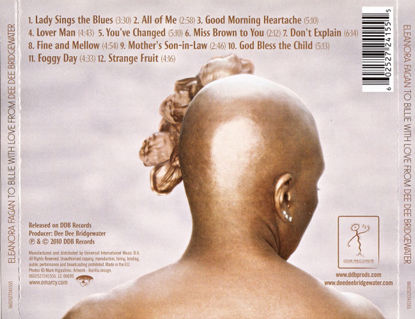 Dee Dee Bridgewater - Eleanora Fagan (1915-1959): To Billie With Love From Dee Dee Bridgewater (CD, Album)
