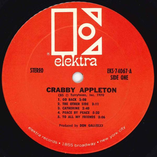 Crabby Appleton - Crabby Appleton (LP, Album, Pit)