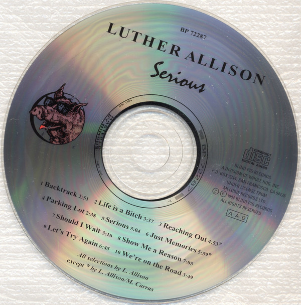 Luther Allison - Serious (CD, Album, RE, RM)