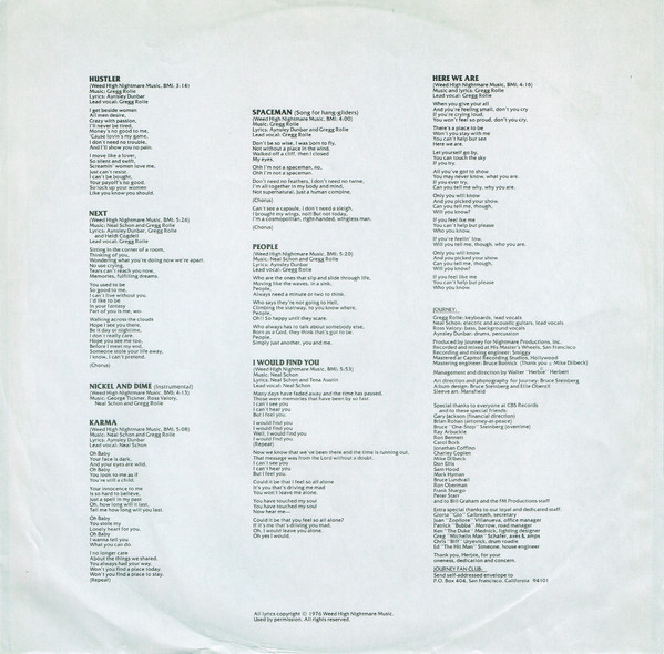 Journey - Next (LP, Album)