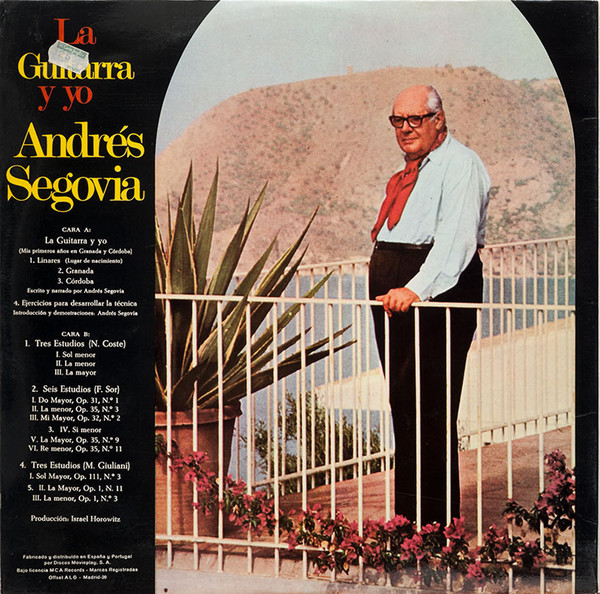Andrés Segovia - La Guitarra Y Yo (LP, Album)